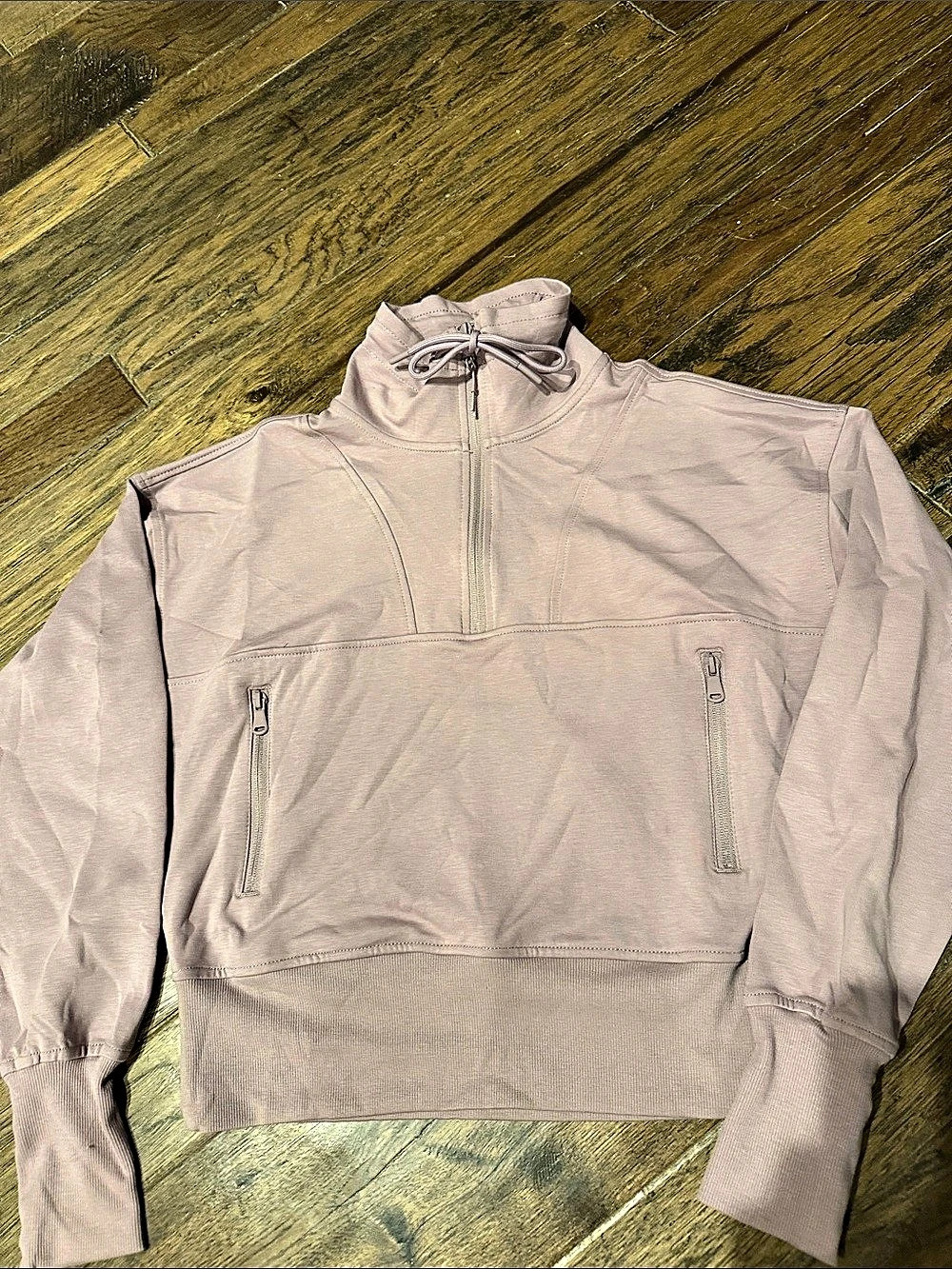 Old Navy Dynamic Fleece Quarter-Zip Fleece in light purple Small Like New